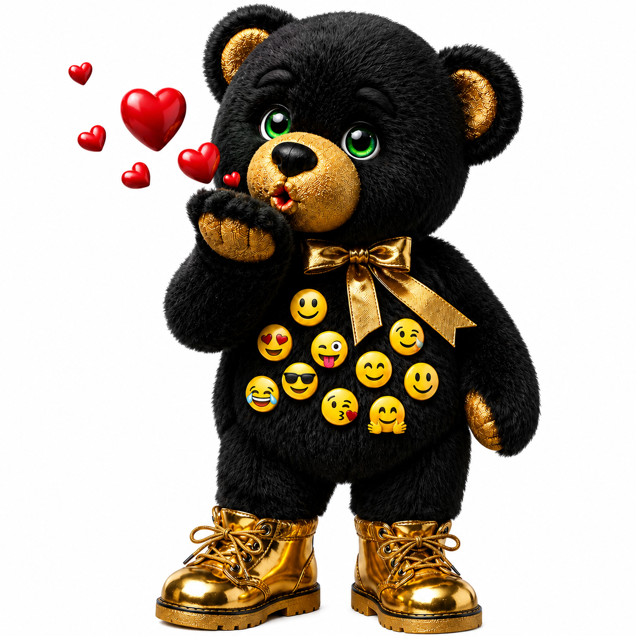 Emotibear blowing kisses
