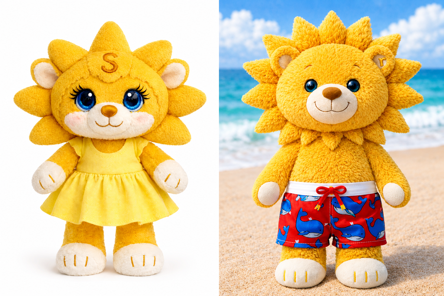 Sunni and Ray the Happy Bears